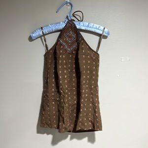 Charlotte Russe Very Cute Halter Open Back Top